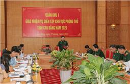 Quân khu: Giao nhiệm vụ diễn tập khu vực phòng thủ tỉnh Cao Bằng